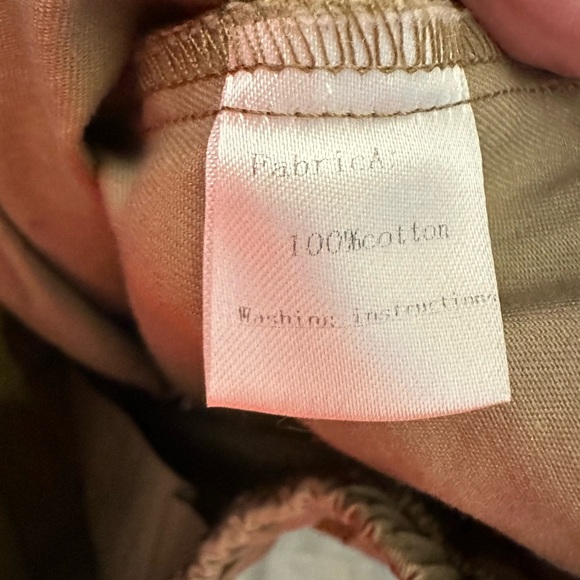 I AM STUDIO M tan woman cotton corpcore casual elastic waist comfortable jogger - Picture 7 of 12